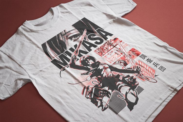 T-shirt Anime Attack on Titan